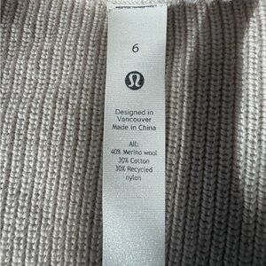 lululemon Cream Sweater